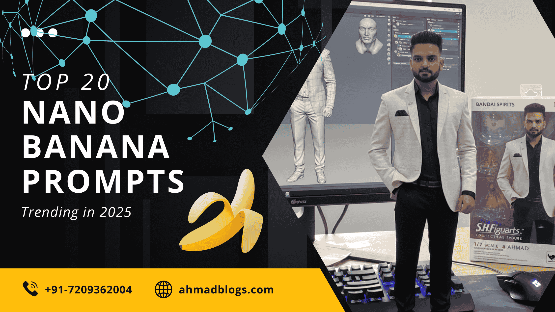 Top 20 Nano Banana Prompts for Viral Figurines in 2025 🍌✨