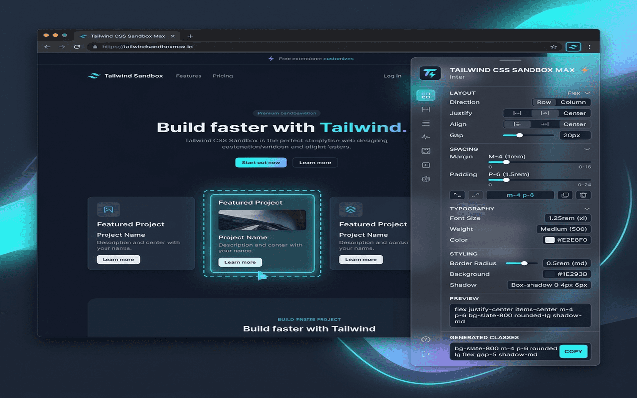 # Introducing Tailwind CSS Sandbox Max: Build and Prototype Layouts Directly in Your Browser