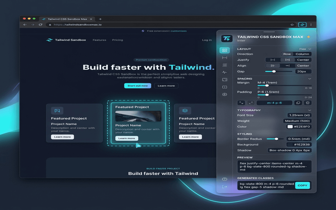 # Introducing Tailwind CSS Sandbox Max: Build and Prototype Layouts Directly in Your Browser # Introducing Tailwind CSS Sandbox Max: Build and Prototype Layouts Directly in Your Browser