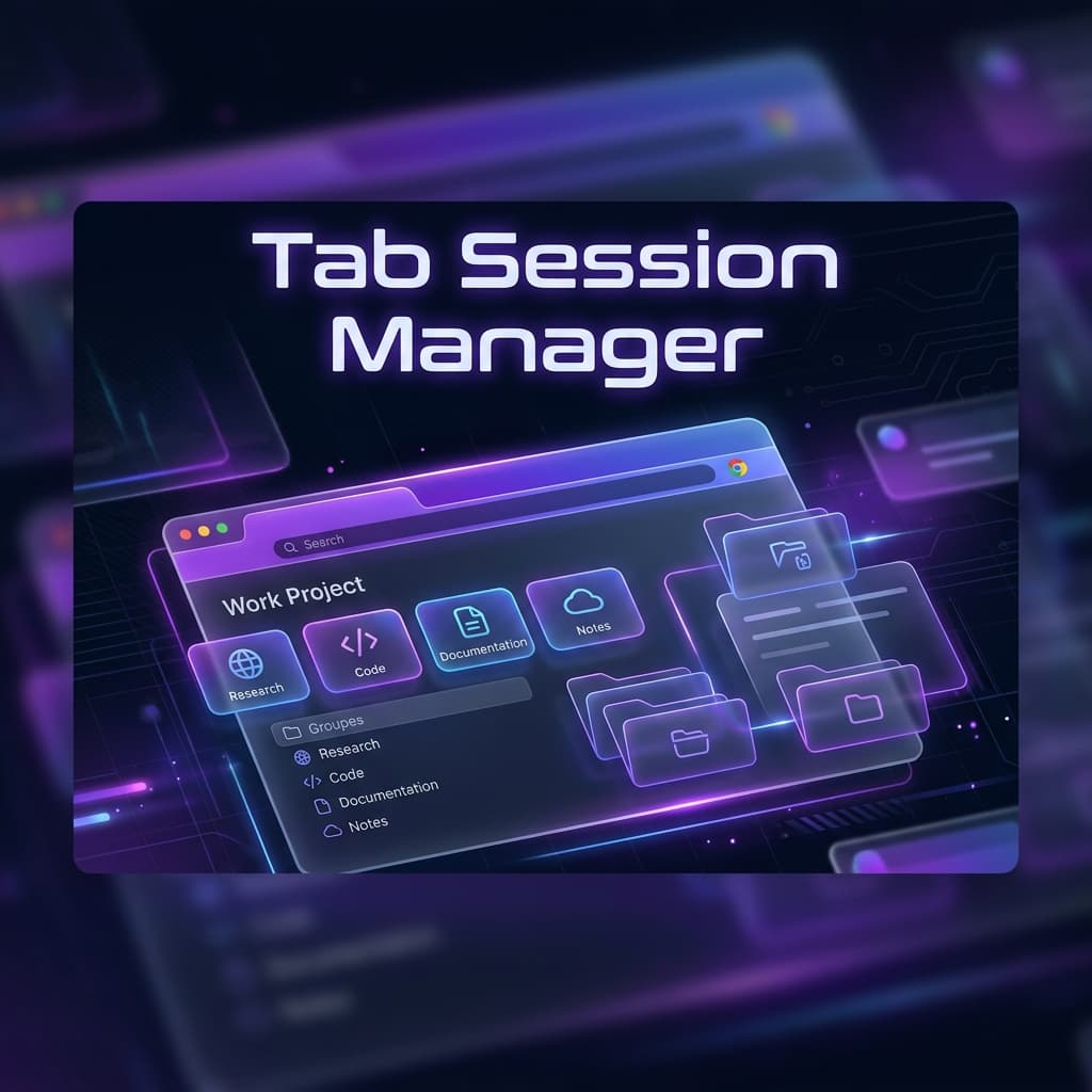 Tab Session Manager AI – Save, Organize, and Restore Your Browser Workspaces Effortlessly Tab Session Manager AI – Save, Organize, and Restore Your Browser Workspaces Effortlessly